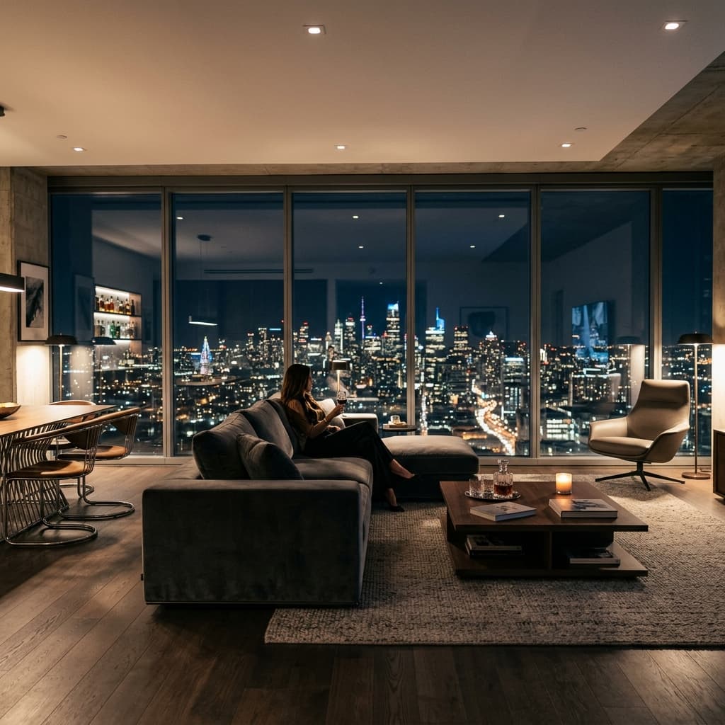 Modern city apartment
